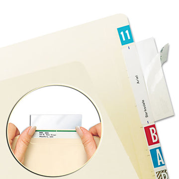 Tabbies® Self-adhesive Label-file Folder Protector, Top Tab, 3 1-2 X 2, Clear, 500-box freeshipping - TVN Wholesale